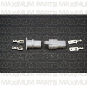 Connector 2 Way 6.3mm Side